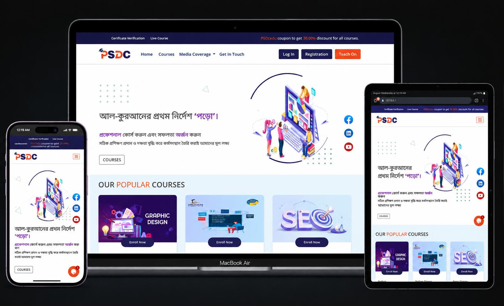 LearnSphere — Full-Featured Learning Management System